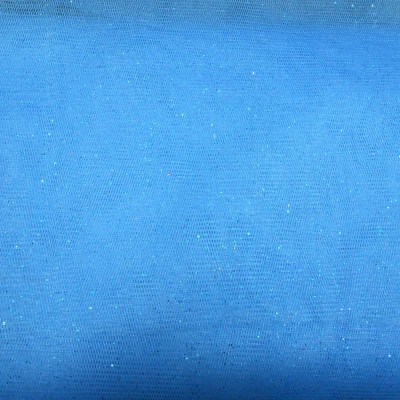 Фатин Металлик - цвет васильковый