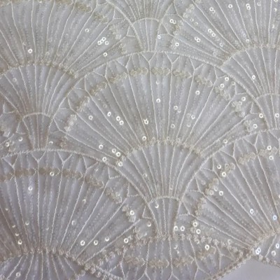 Гипюр - цвет кремовый чешуя