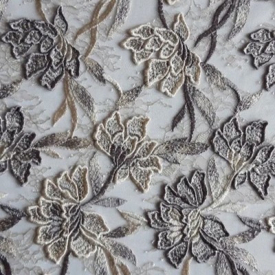 Гипюр корд - цвет стальной