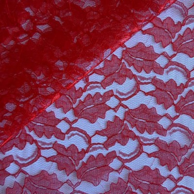 Гипюр - цвет красный