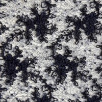 Гипюр паутинка - цвет темно синий