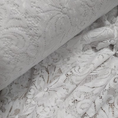 Гипюр стрейчевый - цвет белый Гипюр стрейчевый - цвет белый