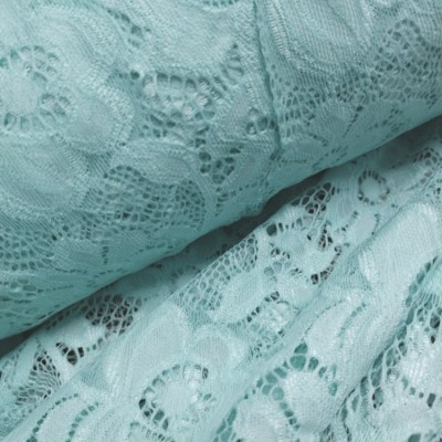 Гипюр стрейчевый - цвет мятный Гипюр стрейчевый - цвет мятный