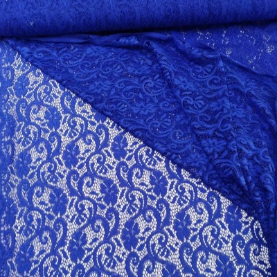 Гипюр стрейчевый - цвет васильковый Гипюр стрейчевый - цвет васильковый