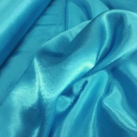 Креп-Сатин (креп-атлас) - цвет бирюзовый