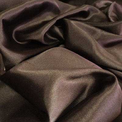 Креп-Сатин (креп-атлас) - цвет шоколадный Креп-Сатин (креп-атлас) - цвет шоколадный