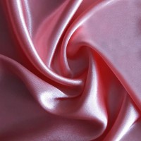 Креп-Сатин (креп-атлас) - цвет коралловый