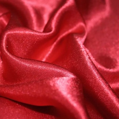 Креп-Сатин (креп-атлас) - цвет красный Креп-Сатин (креп-атлас) - цвет красный