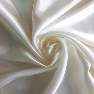 Креп-Сатин (креп-атлас) - цвет кремовый