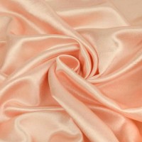 Креп-Сатин (креп-атлас) - цвет персиковый Креп-Сатин (креп-атлас) - цвет персиковый