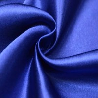 Креп-Сатин (креп-атлас) - цвет васильковый