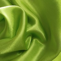 Креп-Сатин (креп-атлас) - цвет салатовый