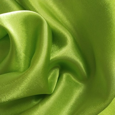 Креп-Сатин (креп-атлас) - цвет салатовый Креп-Сатин (креп-атлас) - цвет салатовый