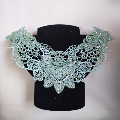 Воротник декоративный мятного цвета