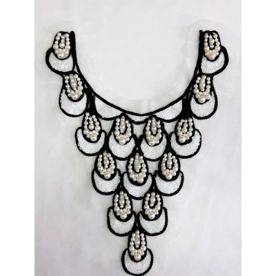 Воротник декоративный черного цвета