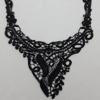 Воротник декоративный черного цвета