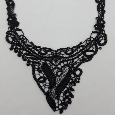 Воротник декоративный черного цвета