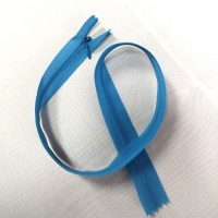 Молния потайная платетльная неразъемная цвет бирюзовый