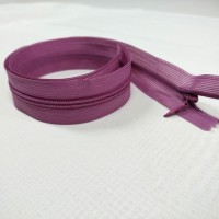 Молния потайная платетльная неразъемная цвет фуксия