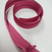 Молния потайная платетльная неразъемная цвет малиновый
