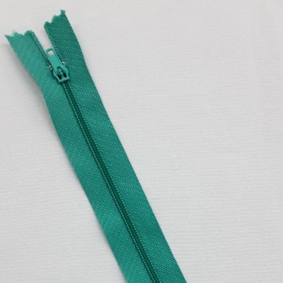 Молния простая неразъемная мятная, 20 см, 5 шт