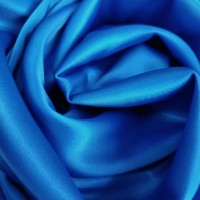 Сатин-стрейч васильковый