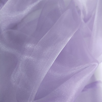 Органза плательная - цвет сиреневый