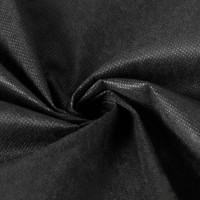 Флизелин клеевой - цвет черный