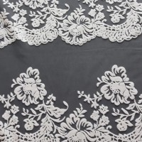 Сетка флок бордюрная - цвет кремовый Сетка флок бордюрная - цвет кремовый