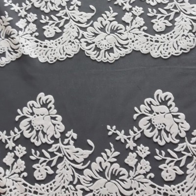 Сетка флок бордюрная - цвет кремовый Сетка флок бордюрная - цвет кремовый