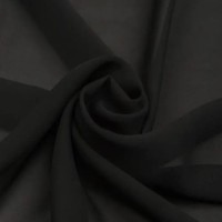 Шифон - цвет черный