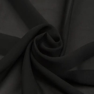 Шифон - цвет черный Шифон - цвет черный