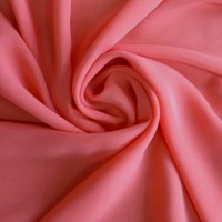 Шифон - цвет коралловый